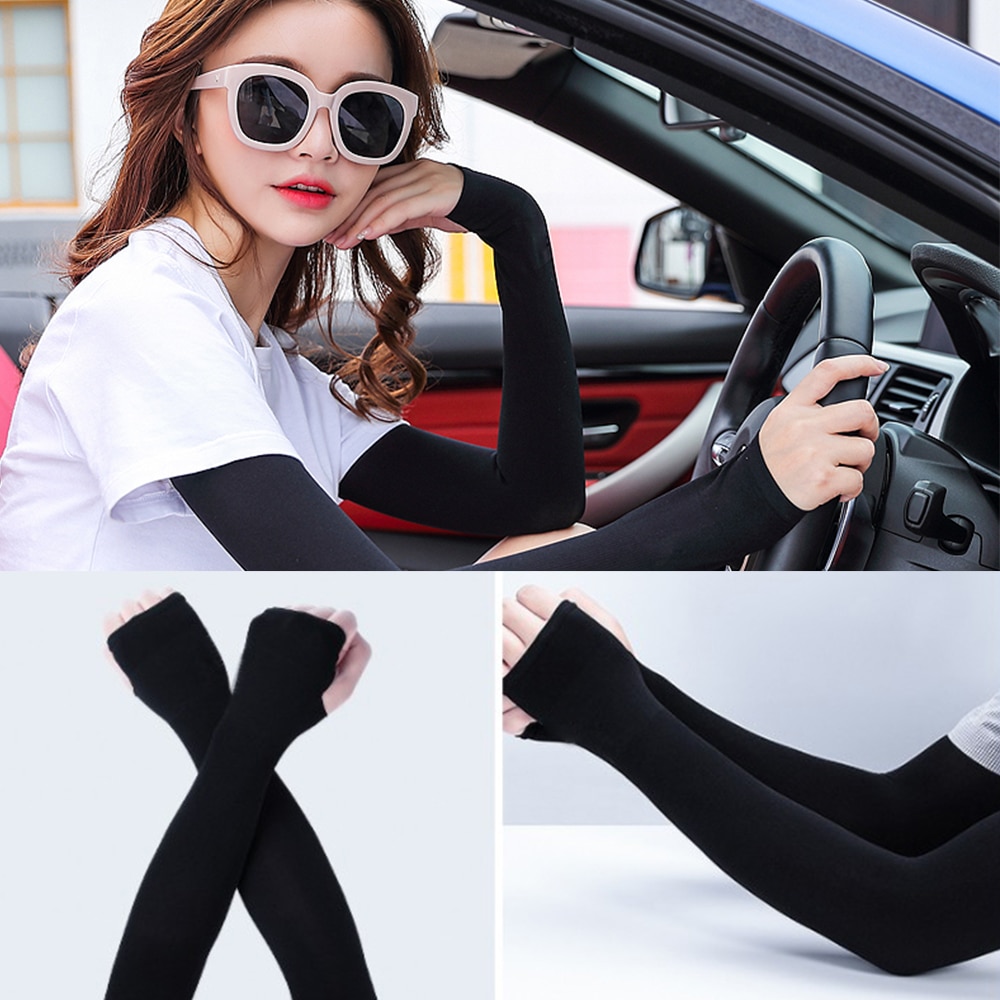 1 Nén Thể Thao Cánh Tay Nữ Tay Bóng Rổ Đi Xe Đạp Cánh Tay Ấm Hơn Mùa Hè Chạy Quần Vợt Chống Tia UV Ban Nhạc Bóng Chuyền - Ảnh 2 1 Nén Thể Thao Cánh Tay Nữ Tay Bóng Rổ Đi Xe Đạp Cánh Tay Ấm Hơn Mùa Hè Chạy Quần Vợt Chống Tia UV Ban Nhạc Bóng Chuyền - Ảnh 2