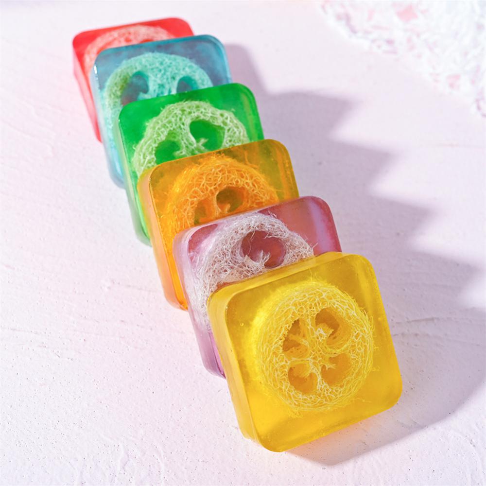 100g Kojic Acid Soap Loofah Handmade Essential Oil Soap Moisturizing Natural Plant Oil control Cleaning Massage Body & Face Care - Images 8 100g Kojic Acid Soap Loofah Handmade Essential Oil Soap Moisturizing Natural Plant Oil control Cleaning Massage Body & Face Care - Images 8