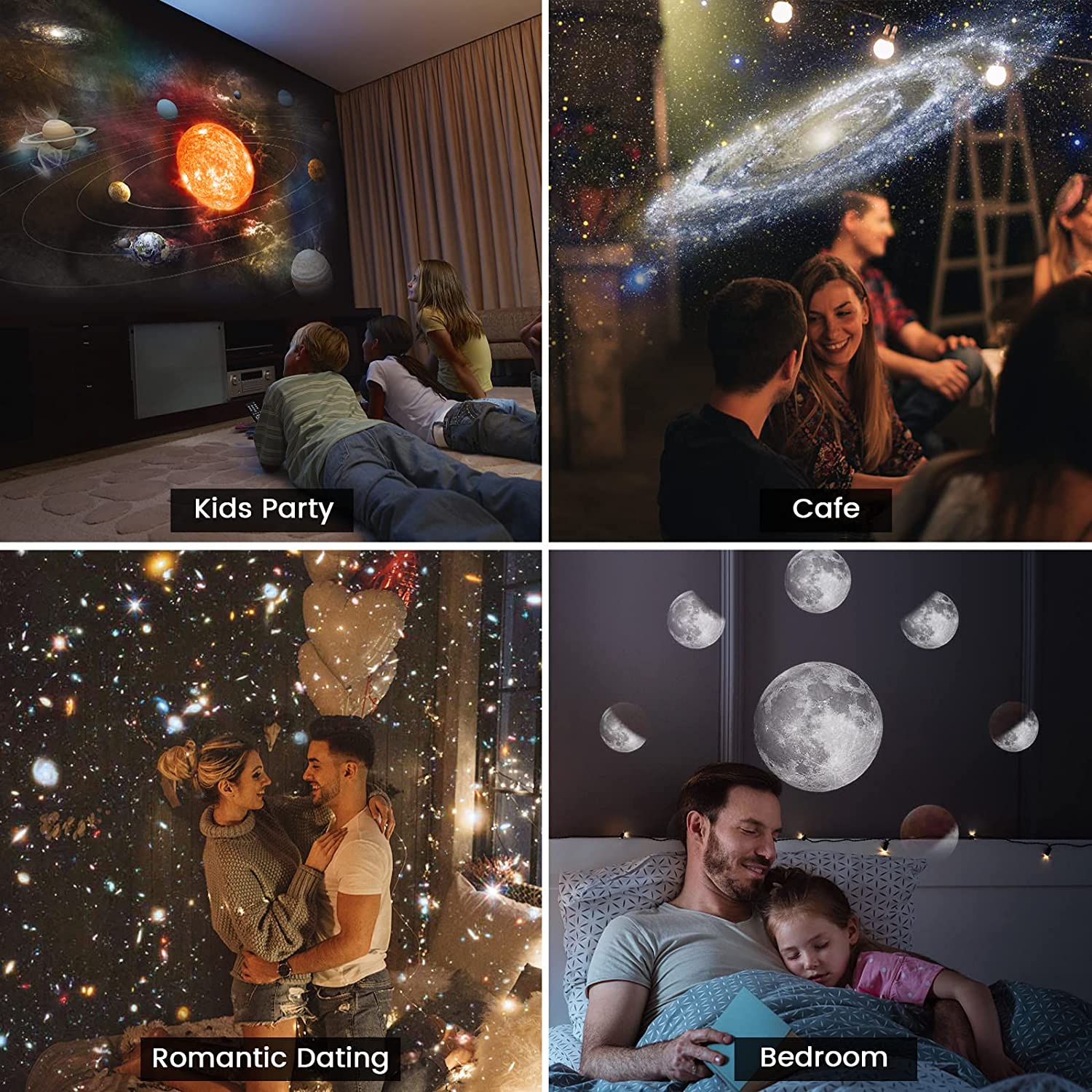 12 IN 1 Galaxy Star Projector LED Night Light Planetarium Starry Sky Projector Lamp for Bedroom Ceiling Room Decor Kids Gifts - imaget 9 12 IN 1 Galaxy Star Projector LED Night Light Planetarium Starry Sky Projector Lamp for Bedroom Ceiling Room Decor Kids Gifts - imaget 9