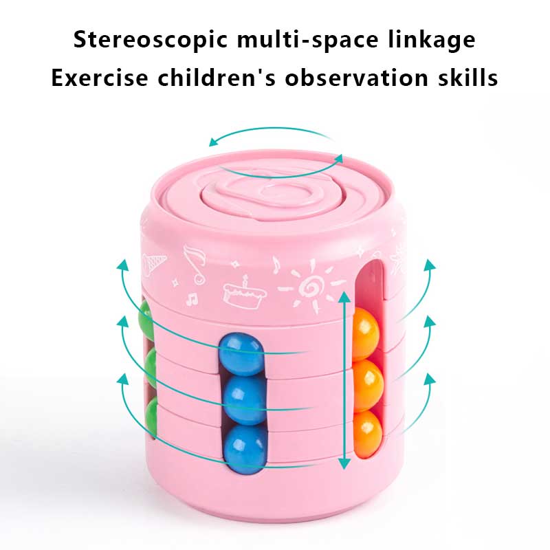 1Pcs Anti-stress Thinking Development Ball Magic Bean Burger Rubik's Cube Toy Souptoys Intellectual Development - imaget 2
