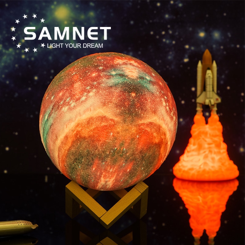 2022 Dropship 3D Print LED Galaxy Lamp Night Light Touch Remote Star Projector Moon Lamps For Home Decor Gift USB Charging 2022 Dropship 3D Print LED Galaxy Lamp Night Light Touch Remote Star Projector Moon Lamps For Home Decor Gift USB Charging