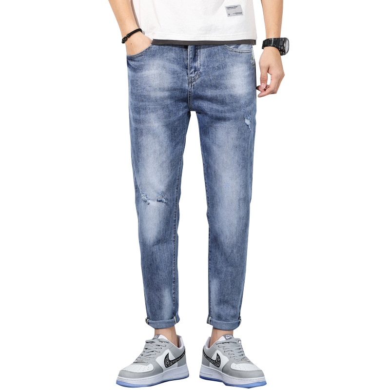 2022 New High Quality Mens Casual Cotton Long Pants Winter Autumn Male Jeans Clothing 2022 New High Quality Mens Casual Cotton Long Pants Winter Autumn Male Jeans Clothing