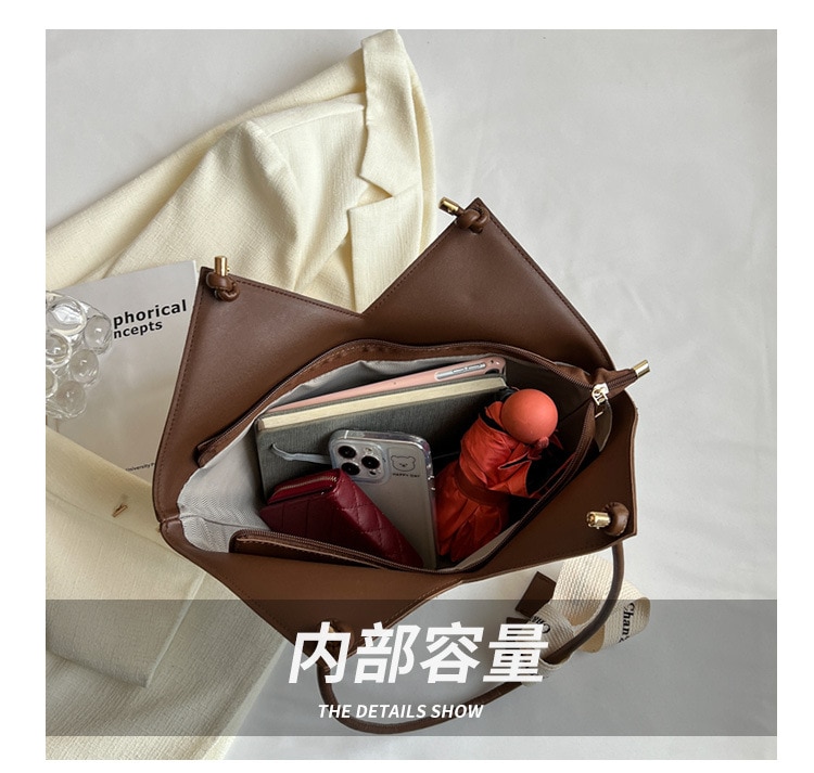 2023 European and American New Fashion Women's Small Design Shoulder Bag Elegant Large Capacity Tote Bag Dropshipping - imaget 7