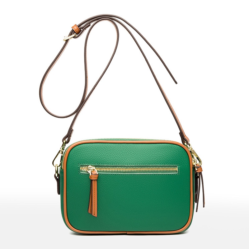 2023 Genuine Leather Women's Bag Simple Fashion Ladies Shoulder Messenger Bag Female Crossbody Bag Soft Leather Small Square Bag 2023 Genuine Leather Women's Bag Simple Fashion Ladies Shoulder Messenger Bag Female Crossbody Bag Soft Leather Small Square Bag