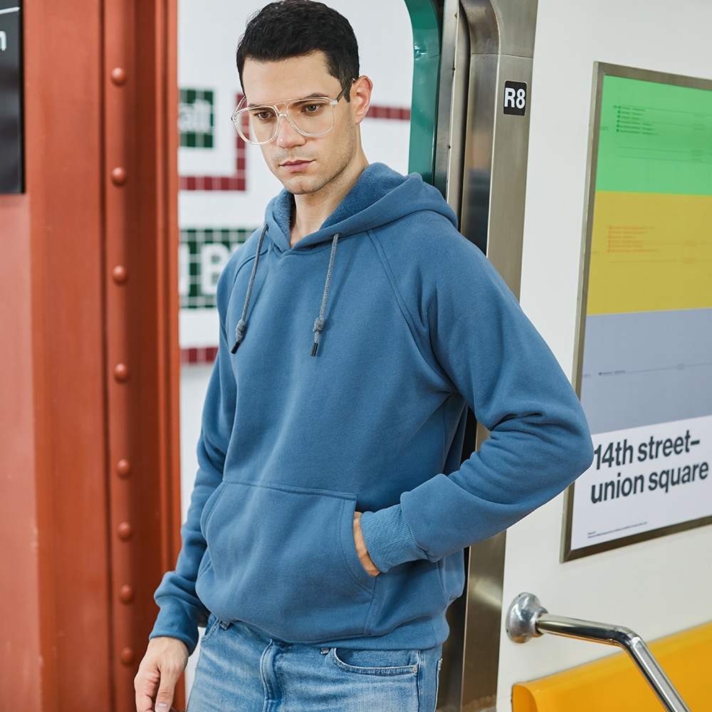 2023 Mới Rời Đồng Màu Nam Nỉ Áo Oversize Nam Tay Dài Hoodie Bốn Mùa Nam Dạo Phố