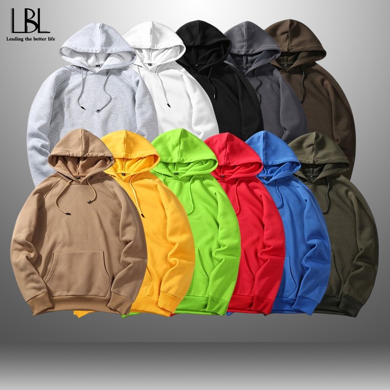 2023 Mới Rời Đồng Màu Nam Nỉ Áo Oversize Nam Tay Dài Hoodie Bốn Mùa Nam Dạo Phố