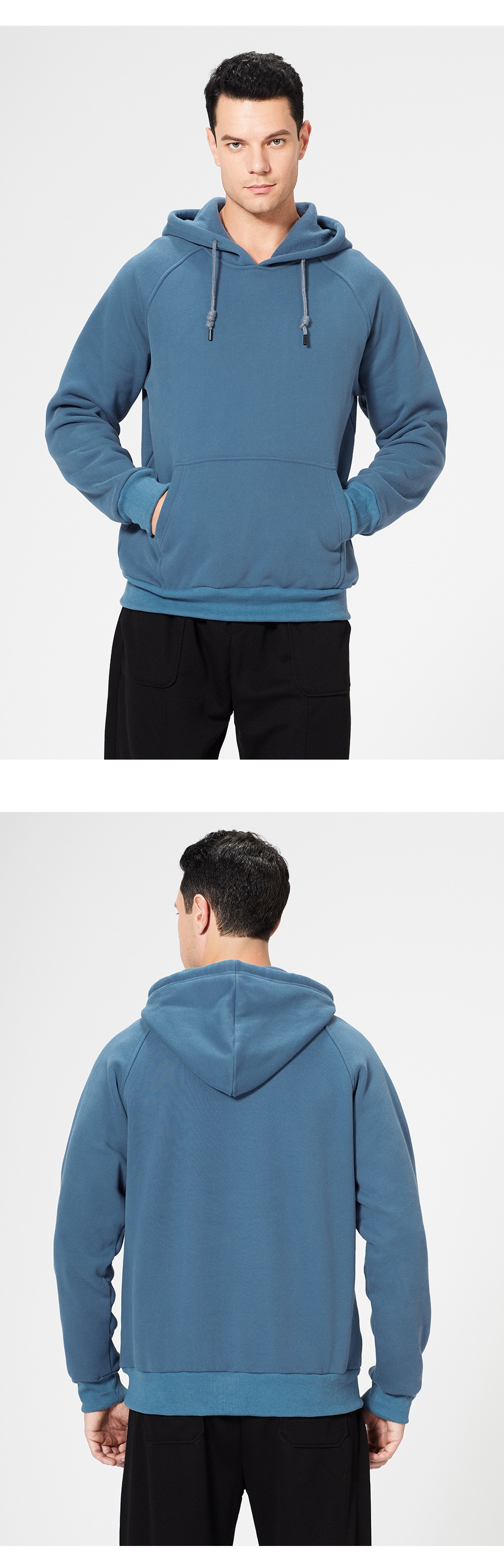 2023 Mới Rời Đồng Màu Nam Nỉ Áo Oversize Nam Tay Dài Hoodie Bốn Mùa Nam Dạo Phố - Ảnh 9 2023 Mới Rời Đồng Màu Nam Nỉ Áo Oversize Nam Tay Dài Hoodie Bốn Mùa Nam Dạo Phố - Ảnh 9