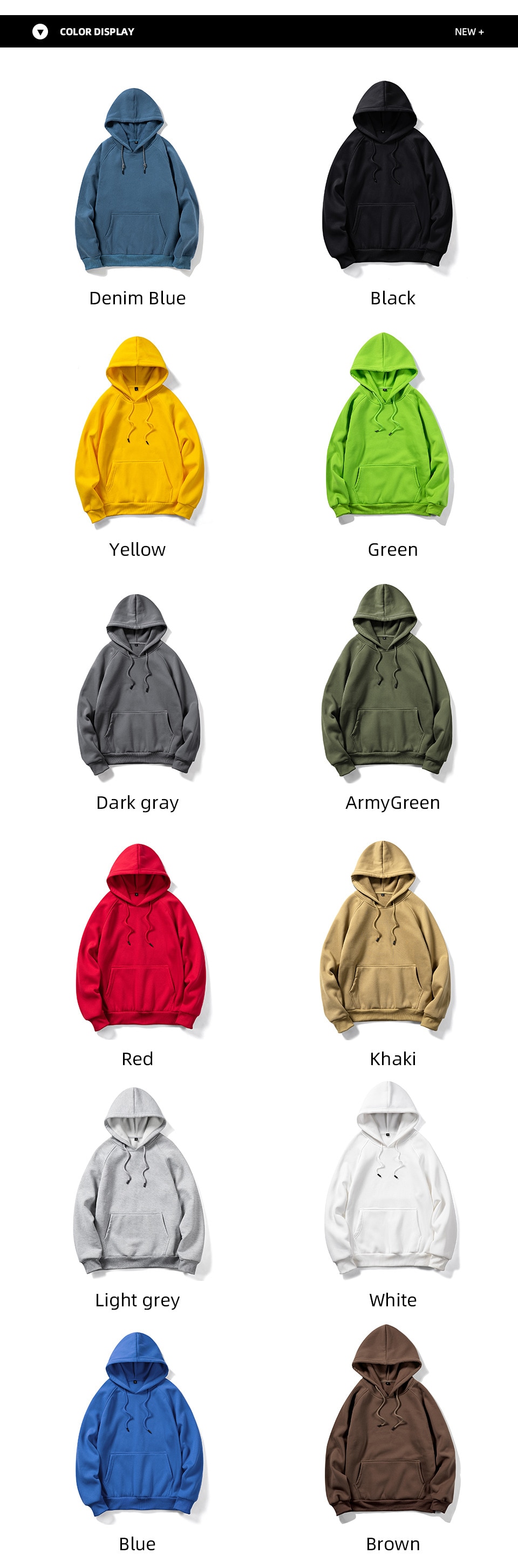 2023 Mới Rời Đồng Màu Nam Nỉ Áo Oversize Nam Tay Dài Hoodie Bốn Mùa Nam Dạo Phố - Ảnh 4 2023 Mới Rời Đồng Màu Nam Nỉ Áo Oversize Nam Tay Dài Hoodie Bốn Mùa Nam Dạo Phố - Ảnh 4