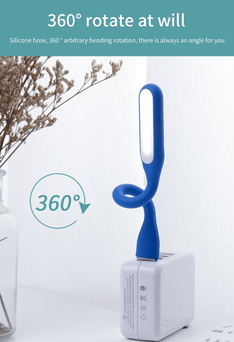 2PCS USB LED Light Portable Book Reading Light 5V 1.2W Small USB Lamp Foldable Eyesight Light For Power Bank PC Notebook Laptop - imaget 14 2PCS USB LED Light Portable Book Reading Light 5V 1.2W Small USB Lamp Foldable Eyesight Light For Power Bank PC Notebook Laptop - imaget 14