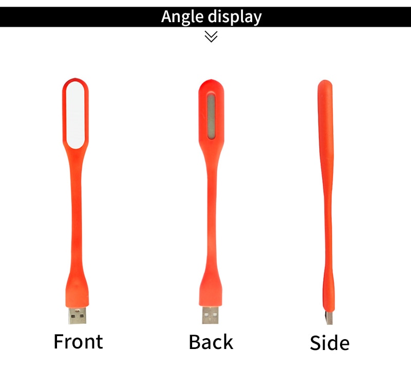 2PCS USB LED 빛 휴대용 책 독서 빛 5V 1.2W 작은 USB 램프 보조베터리 PC 노트북 노트북에 대 한 Foldable 시력 빛 - imaget 12