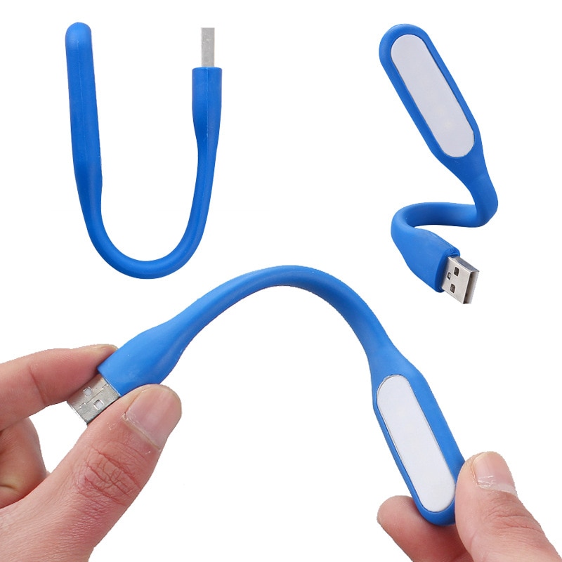 2PCS USB LED 빛 휴대용 책 독서 빛 5V 1.2W 작은 USB 램프 보조베터리 PC 노트북 노트북에 대 한 Foldable 시력 빛