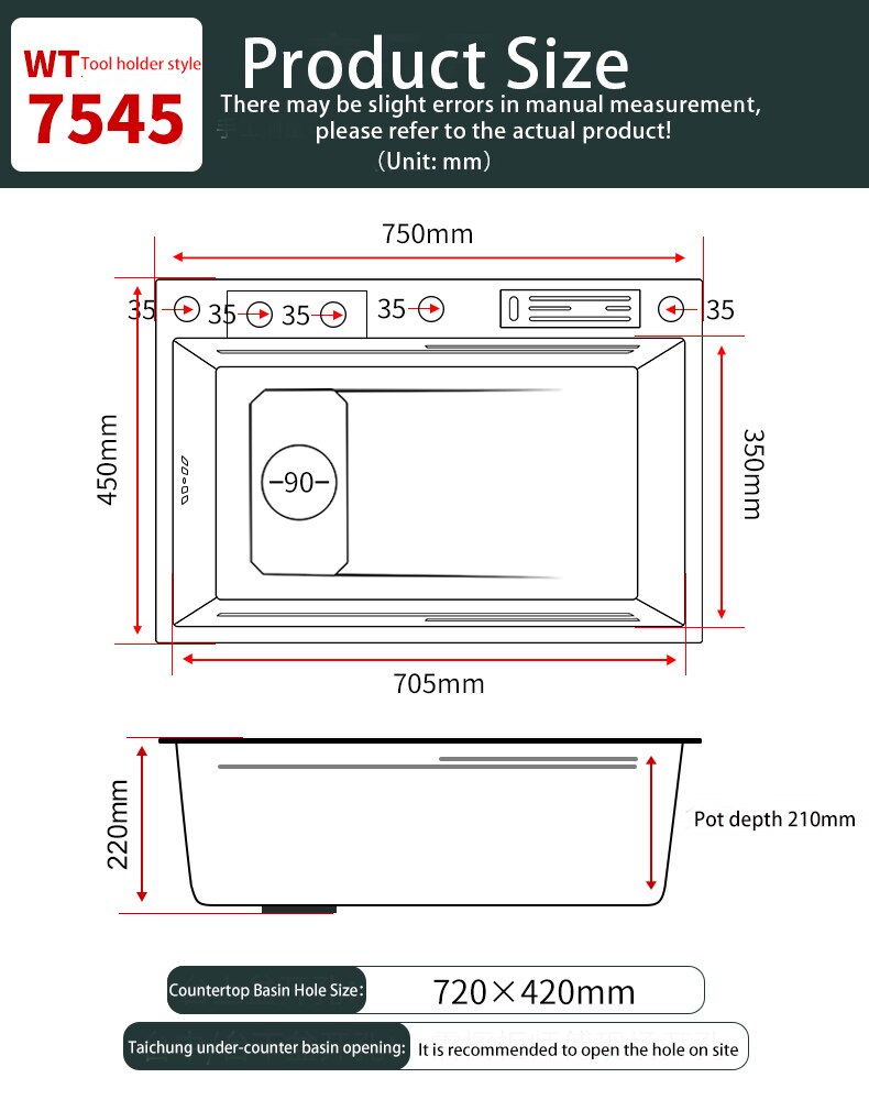 304 Stainless Steel Kitchen Waterfall Sink Digital Display Large Single Sink Dish Basin Sink With Multifunction Touch Waterfall - imaget 3 304 Stainless Steel Kitchen Waterfall Sink Digital Display Large Single Sink Dish Basin Sink With Multifunction Touch Waterfall - imaget 3