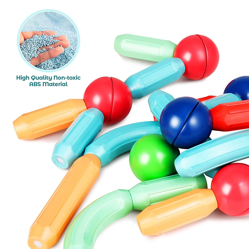 36-152 Pcs Big Size Magnetic Stick Building Blocks game magnets children Set Kids Magnets for children Magnetic Toy Bricks - imaget 11