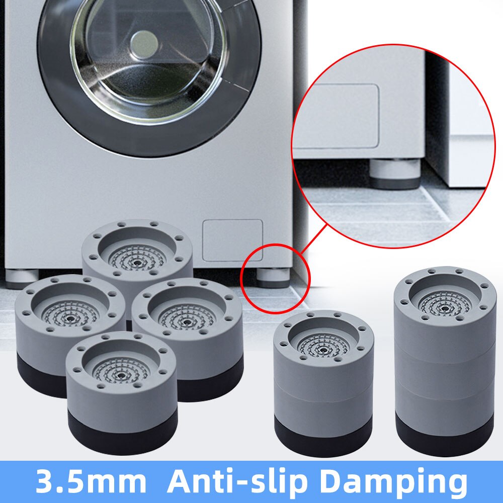 4Pcs Universal Anti Vibration Pads Washing Machine Rubber Feet Mat Anti-vibration Pad Noise-reducing Furniture Lifting Foot Base - imaget 7 4Pcs Universal Anti Vibration Pads Washing Machine Rubber Feet Mat Anti-vibration Pad Noise-reducing Furniture Lifting Foot Base - imaget 7