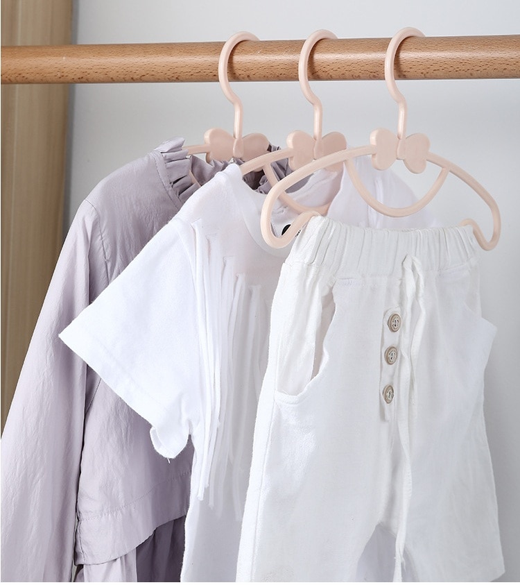 5pcs Children Coats Storage Hanger Closet Organizer Baby Hangers Portable Display Hangers Windproof Kids Clothes Hanger Racks - imaget 5