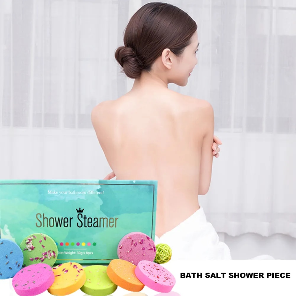 8pcs Shower Bombs Ball Body Spa Cleaner Hot Spring Bath Bubble Bomb Fragrance Shower Salt Ball Bathroom Accessories 8pcs Shower Bombs Ball Body Spa Cleaner Hot Spring Bath Bubble Bomb Fragrance Shower Salt Ball Bathroom Accessories