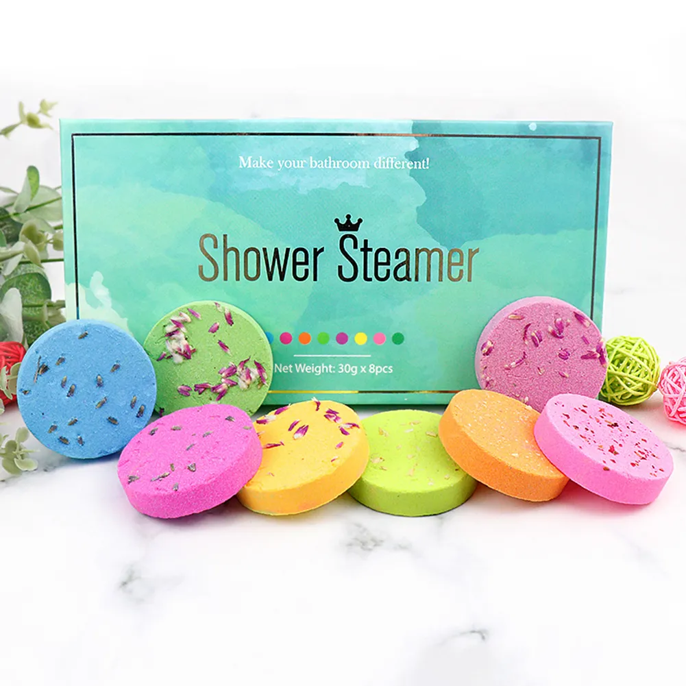 8pcs Shower Bombs Ball Body Spa Cleaner Hot Spring Bath Bubble Bomb Fragrance Shower Salt Ball Bathroom Accessories 8pcs Shower Bombs Ball Body Spa Cleaner Hot Spring Bath Bubble Bomb Fragrance Shower Salt Ball Bathroom Accessories