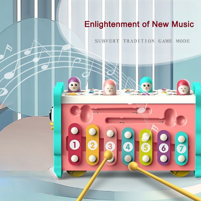 Baby Montessori Toys Magnetic Fishing Owl Cube Learning Educational Clock Kids Hammer Game with Music Puzzle for Piano Gift Baby Montessori Toys Magnetic Fishing Owl Cube Learning Educational Clock Kids Hammer Game with Music Puzzle for Piano Gift