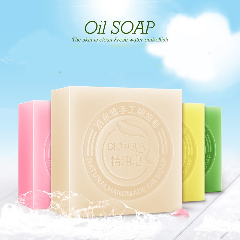 BIOAQUA Natural Plant Essential Oil Handmade Soap Whitening Moisturizing Remove Acne Clean Bath Soap Bamboo Charcoal Soap 100g - imaget 10 BIOAQUA Natural Plant Essential Oil Handmade Soap Whitening Moisturizing Remove Acne Clean Bath Soap Bamboo Charcoal Soap 100g - imaget 10