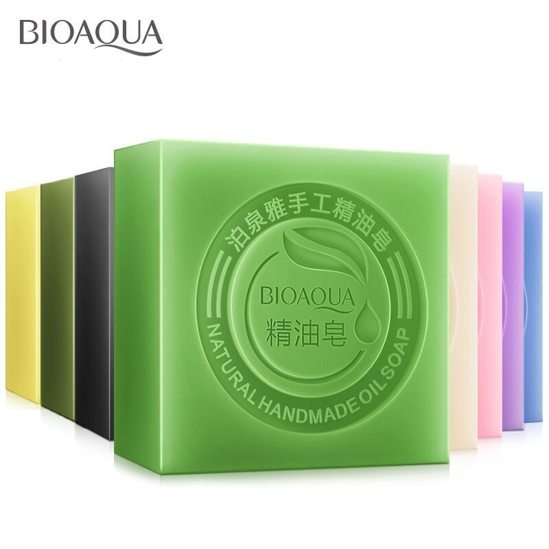 BIOAQUA Natural Plant Essential Oil Handmade Soap Whitening Moisturizing Remove Acne Clean Bath Soap Bamboo Charcoal Soap 100g - imaget 15 BIOAQUA Natural Plant Essential Oil Handmade Soap Whitening Moisturizing Remove Acne Clean Bath Soap Bamboo Charcoal Soap 100g - imaget 15