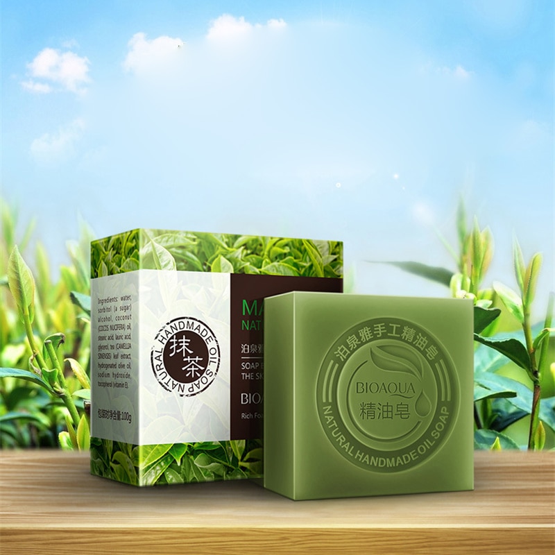 BIOAQUA Natural Plant Essential Oil Handmade Soap Whitening Moisturizing Remove Acne Clean Bath Soap Bamboo Charcoal Soap 100g BIOAQUA Natural Plant Essential Oil Handmade Soap Whitening Moisturizing Remove Acne Clean Bath Soap Bamboo Charcoal Soap 100g