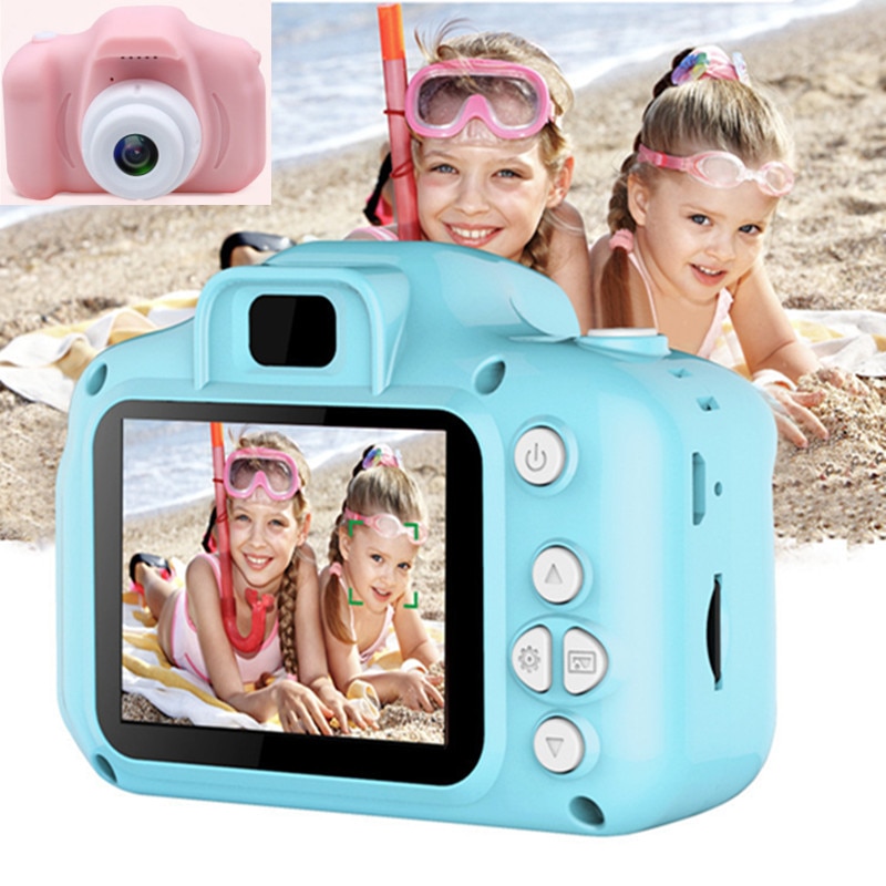 Childrens Camera Mini Video Smart Shooting Childrens Digital Camera Sports Toy Gift Smart Shooting Toy and Memory Card 8GB/32GB