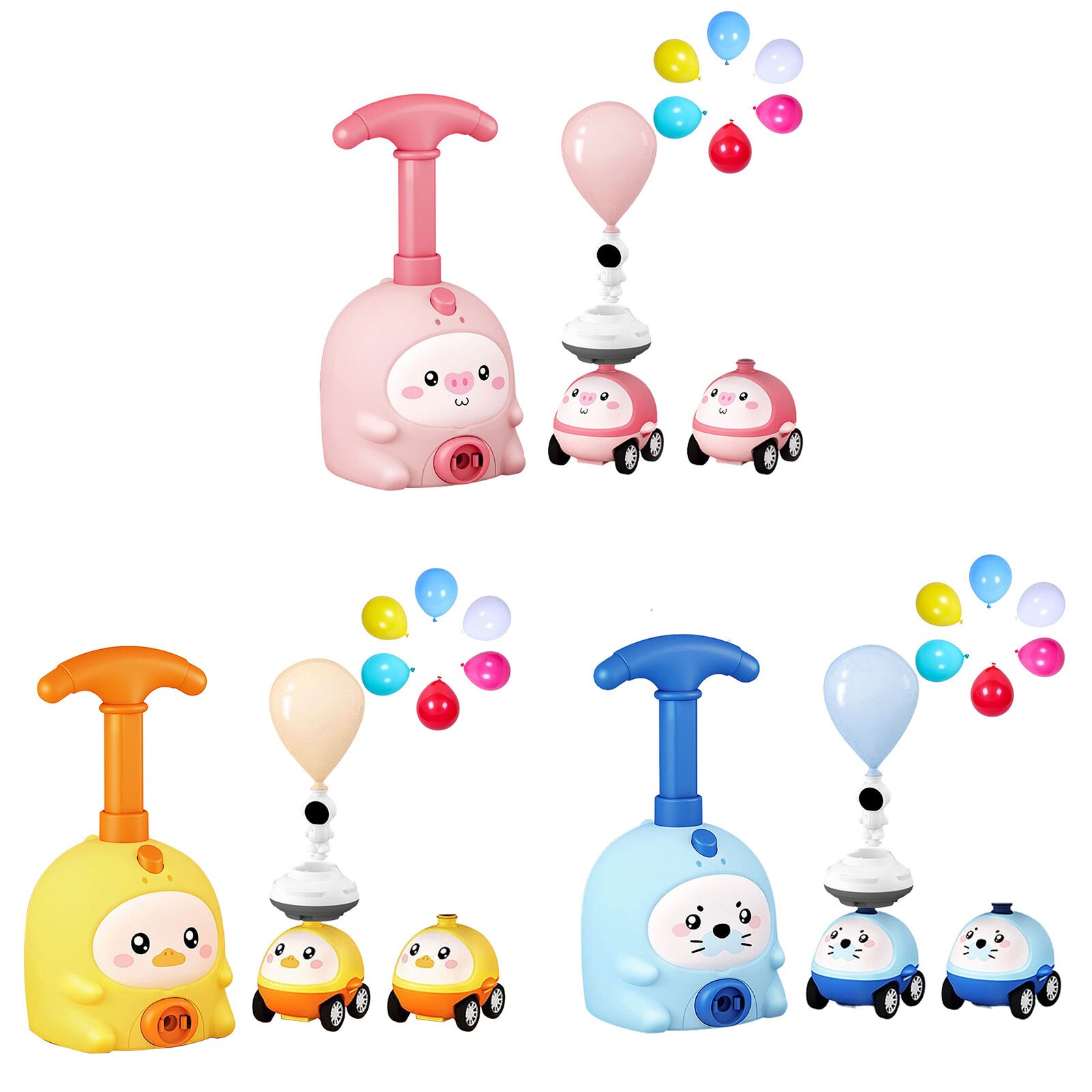 Creative Balloon Inflation Launcher Parent-child Interaction Funny Aerodynamic Ball Auto Toys Early Educational for Boys Girls - imaget 14 Creative Balloon Inflation Launcher Parent-child Interaction Funny Aerodynamic Ball Auto Toys Early Educational for Boys Girls - imaget 14