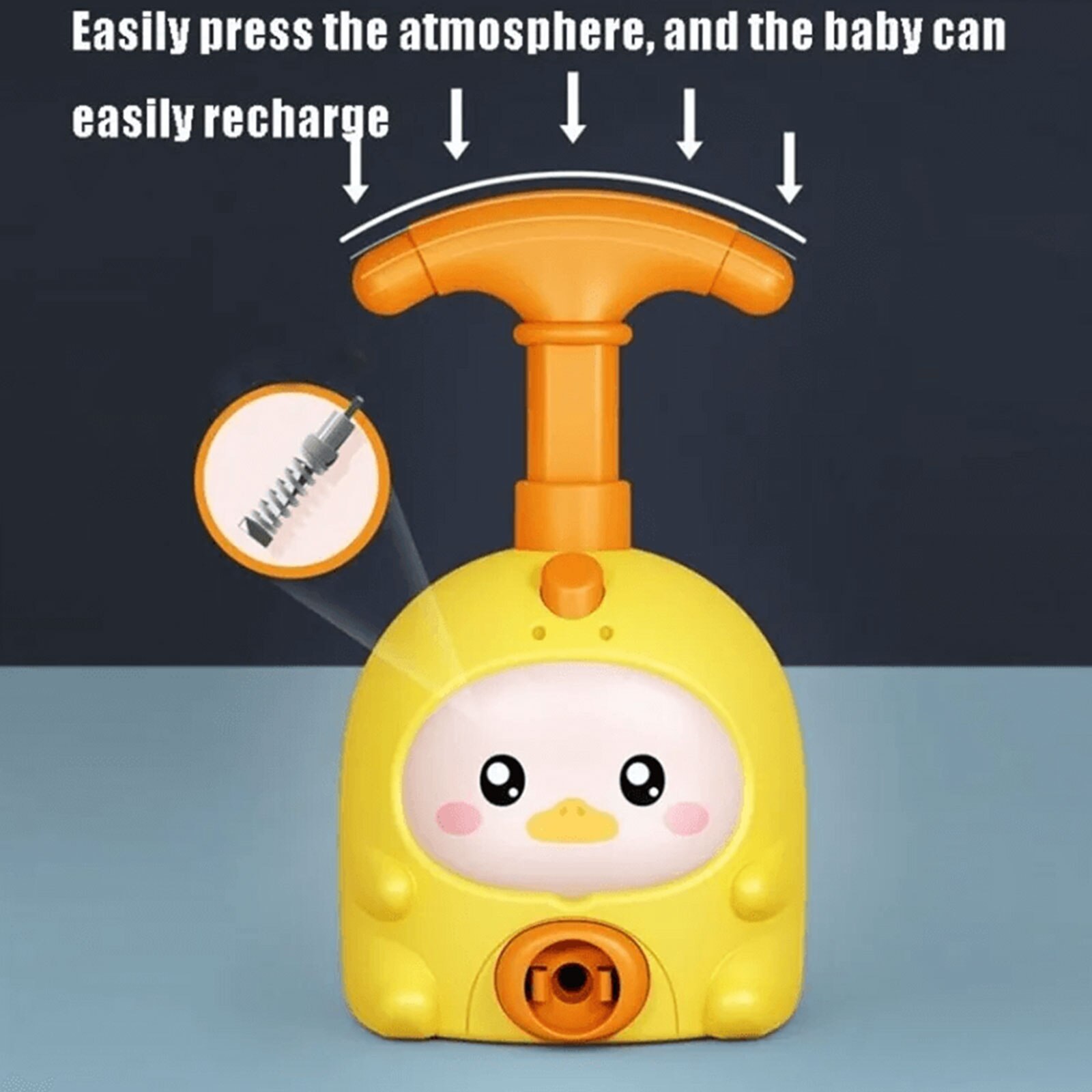 Creative Balloon Inflation Launcher Parent-child Interaction Funny Aerodynamic Ball Auto Toys Early Educational for Boys Girls - imaget 11 Creative Balloon Inflation Launcher Parent-child Interaction Funny Aerodynamic Ball Auto Toys Early Educational for Boys Girls - imaget 11