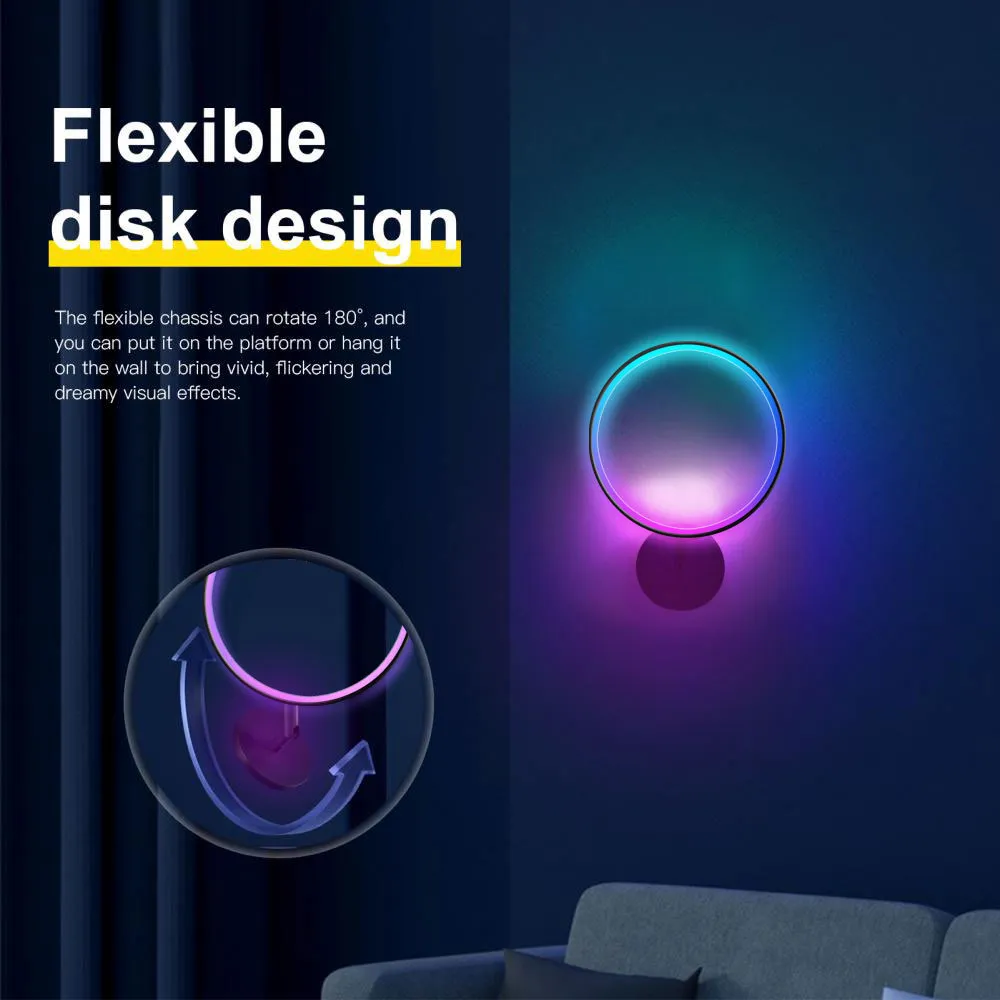 Creative Smart Neon Night Light USB RGB Desktop Atmosphere Table Lamp Bluetooth Wall Lamp Suitable for Game Room Bedroom Decor Creative Smart Neon Night Light USB RGB Desktop Atmosphere Table Lamp Bluetooth Wall Lamp Suitable for Game Room Bedroom Decor