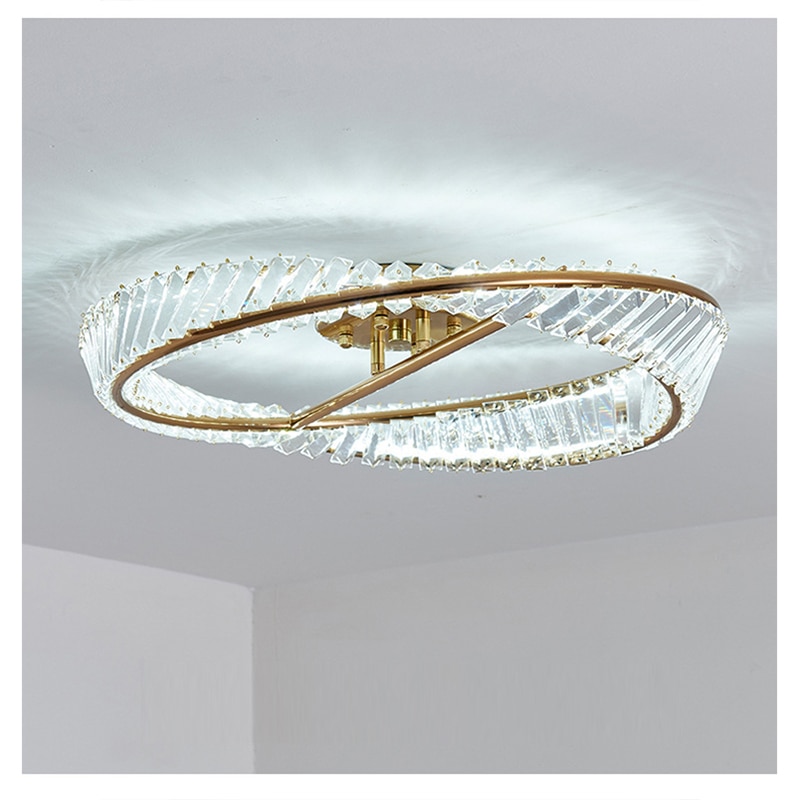 Đèn LED Hiện Đại Sang Trọng Pha Lê Ốp Trần Cho Phòng Khách Phòng Ngủ Trang Trí Nhà Bếp Đèn Chùm Nhà Trong Nhà Đèn Ốp Trần Lustre