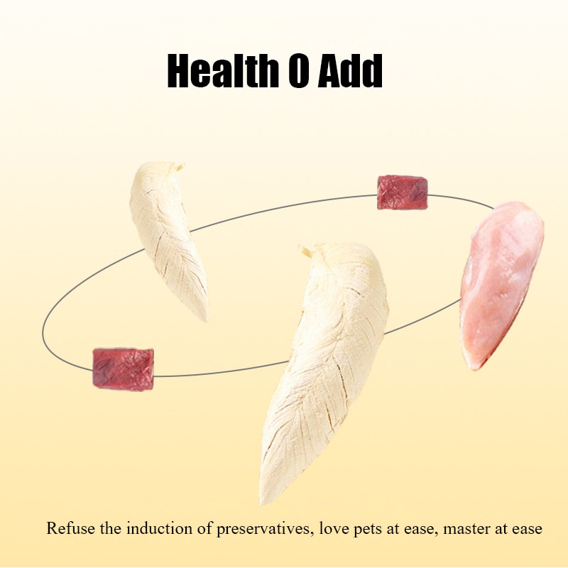 Đồ ăn vặt thịt đông khô cho thú cưng gà bò vịt vịt gà ức nhỏ 500g đồ ăn nhẹ cho chó mèo