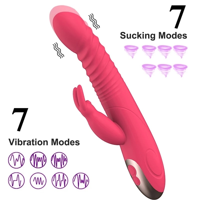 G Spot Vibrator Sex Toy for Women Dildo Vagina Clitoris Massager 7*7 Speeds Vibrating Dildo with Sucking Adult Sex Toys G Spot Vibrator Sex Toy for Women Dildo Vagina Clitoris Massager 7*7 Speeds Vibrating Dildo with Sucking Adult Sex Toys
