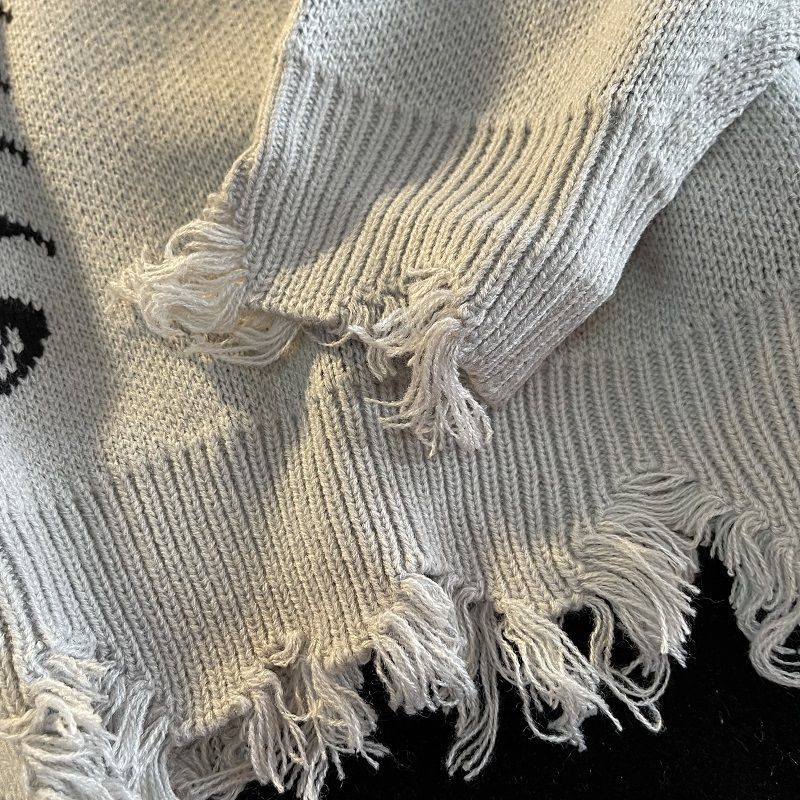 Gothic Chữ Chui Đầu Hip Hop Dạo Phố Bát Đồng Hồ In Hình Mới Áo Len Dệt Kim Menthu Bông Tai Kẹp Áo Len Cotton Nữ 2022 - Ảnh 14 Gothic Chữ Chui Đầu Hip Hop Dạo Phố Bát Đồng Hồ In Hình Mới Áo Len Dệt Kim Menthu Bông Tai Kẹp Áo Len Cotton Nữ 2022 - Ảnh 14