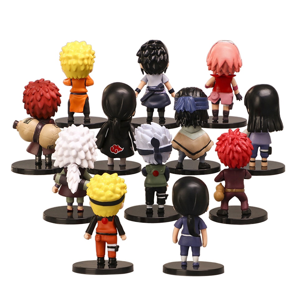 Hot 12pcs/set Anime Naruto Shippuden Hinata Sasuke Itachi Kakashi Gaara anime figure Q Version PVC Figures Toys Dolls Kid Gift Hot 12pcs/set Anime Naruto Shippuden Hinata Sasuke Itachi Kakashi Gaara anime figure Q Version PVC Figures Toys Dolls Kid Gift