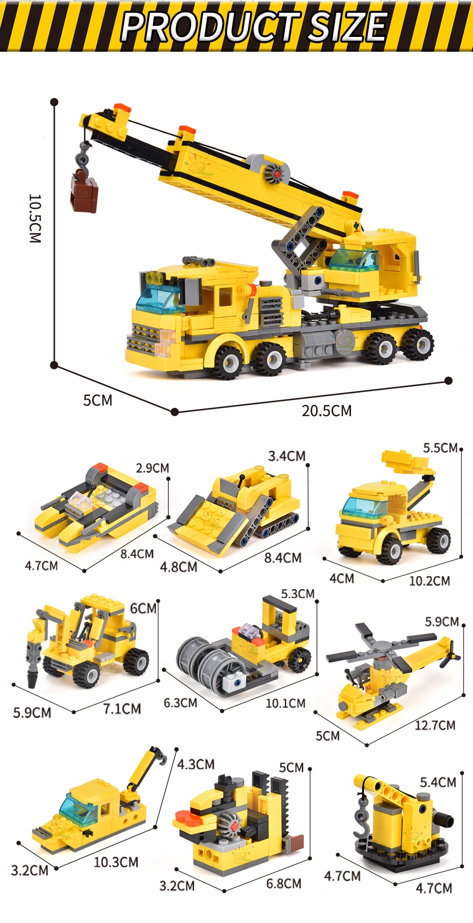 HUIQIBAO TOYS 693pcs 8in1 Engineering Truck Building Blocks Crane Bulldozer Car City Construction Bricks Set For Children Kids - imaget 3 HUIQIBAO TOYS 693pcs 8in1 Engineering Truck Building Blocks Crane Bulldozer Car City Construction Bricks Set For Children Kids - imaget 3