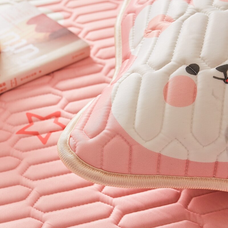 Ice Cool Bed Mat Fitted Sheet Comfortable Latex Summer Sleep Mattress Topper Bedspreads Cover Queen Size Bed Linen for Bedroom - imaget 13 Ice Cool Bed Mat Fitted Sheet Comfortable Latex Summer Sleep Mattress Topper Bedspreads Cover Queen Size Bed Linen for Bedroom - imaget 13