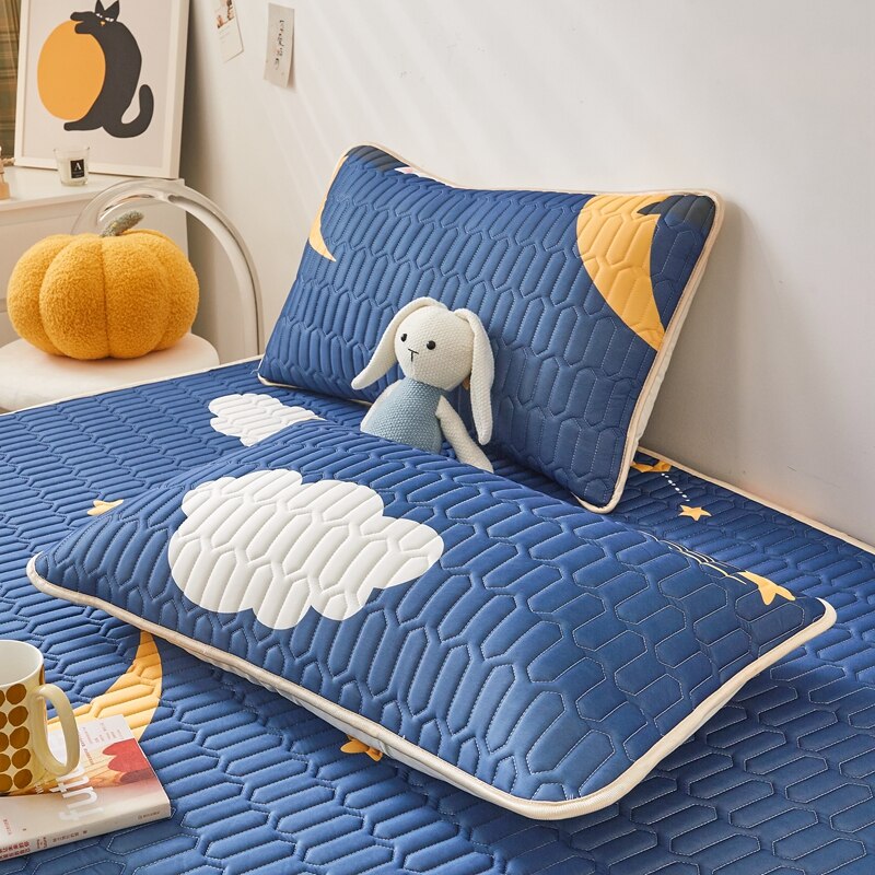 Ice Cool Bed Mat Fitted Sheet Comfortable Latex Summer Sleep Mattress Topper Bedspreads Cover Queen Size Bed Linen for Bedroom - imaget 46 Ice Cool Bed Mat Fitted Sheet Comfortable Latex Summer Sleep Mattress Topper Bedspreads Cover Queen Size Bed Linen for Bedroom - imaget 46