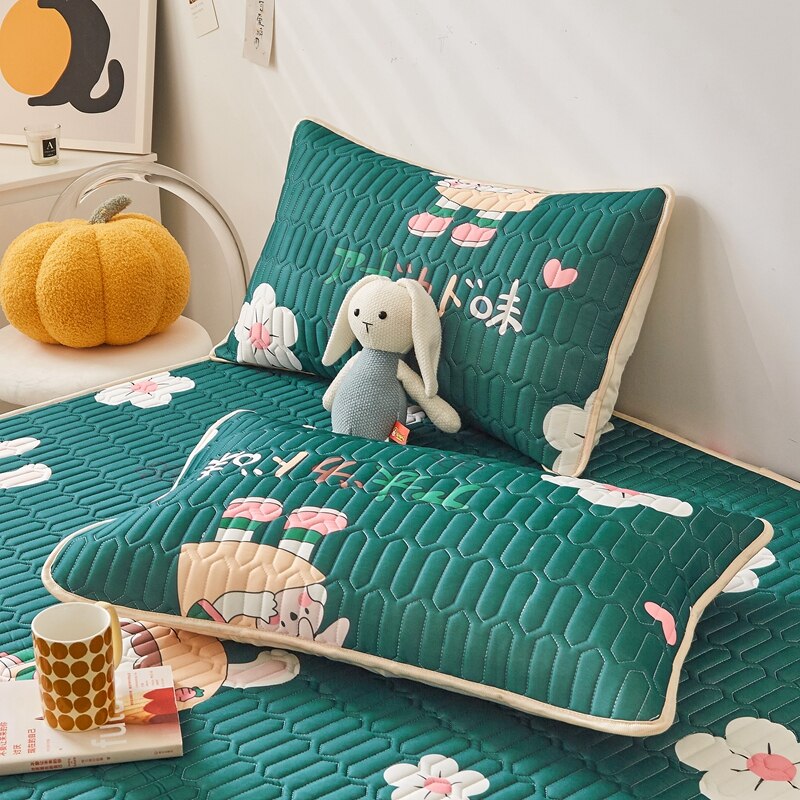 Ice Cool Bed Mat Fitted Sheet Comfortable Latex Summer Sleep Mattress Topper Bedspreads Cover Queen Size Bed Linen for Bedroom - imaget 37 Ice Cool Bed Mat Fitted Sheet Comfortable Latex Summer Sleep Mattress Topper Bedspreads Cover Queen Size Bed Linen for Bedroom - imaget 37