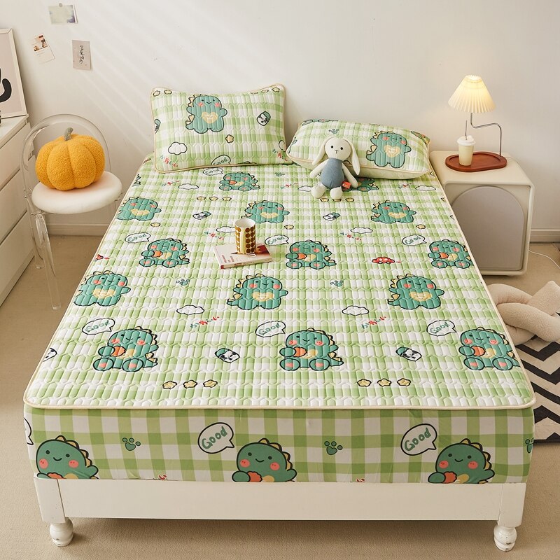 Ice Cool Bed Mat Fitted Sheet Comfortable Latex Summer Sleep Mattress Topper Bedspreads Cover Queen Size Bed Linen for Bedroom - imaget 15 Ice Cool Bed Mat Fitted Sheet Comfortable Latex Summer Sleep Mattress Topper Bedspreads Cover Queen Size Bed Linen for Bedroom - imaget 15