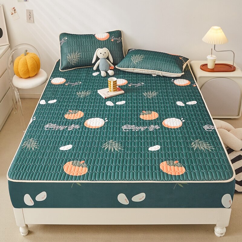 Ice Cool Bed Mat Fitted Sheet Comfortable Latex Summer Sleep Mattress Topper Bedspreads Cover Queen Size Bed Linen for Bedroom - imaget 29 Ice Cool Bed Mat Fitted Sheet Comfortable Latex Summer Sleep Mattress Topper Bedspreads Cover Queen Size Bed Linen for Bedroom - imaget 29