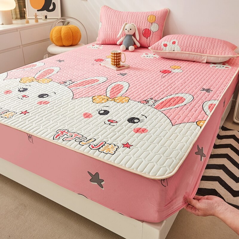 Ice Cool Bed Mat Fitted Sheet Comfortable Latex Summer Sleep Mattress Topper Bedspreads Cover Queen Size Bed Linen for Bedroom - imaget 21 Ice Cool Bed Mat Fitted Sheet Comfortable Latex Summer Sleep Mattress Topper Bedspreads Cover Queen Size Bed Linen for Bedroom - imaget 21