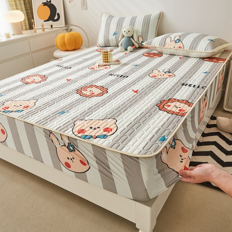 Ice Cool Bed Mat Fitted Sheet Comfortable Latex Summer Sleep Mattress Topper Bedspreads Cover Queen Size Bed Linen for Bedroom - imaget 27 Ice Cool Bed Mat Fitted Sheet Comfortable Latex Summer Sleep Mattress Topper Bedspreads Cover Queen Size Bed Linen for Bedroom - imaget 27