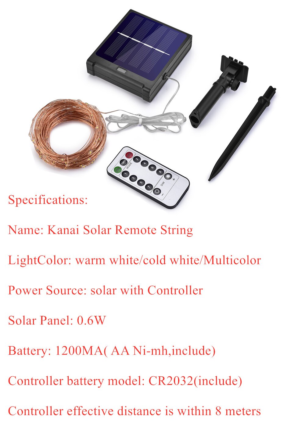 IR Dimmable 11m/21m/31m/51m  LED Outdoor Solar String Lights Solar Lamp for Fairy Holiday Christmas Party Garland Lighting Luz - Images 2 IR Dimmable 11m/21m/31m/51m  LED Outdoor Solar String Lights Solar Lamp for Fairy Holiday Christmas Party Garland Lighting Luz - Images 2