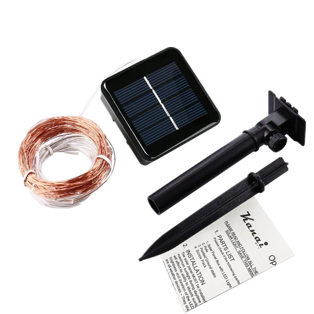 IR Dimmable 11m/21m/31m/51m  LED Outdoor Solar String Lights Solar Lamp for Fairy Holiday Christmas Party Garland Lighting Luz - Images 1 IR Dimmable 11m/21m/31m/51m  LED Outdoor Solar String Lights Solar Lamp for Fairy Holiday Christmas Party Garland Lighting Luz - Images 1