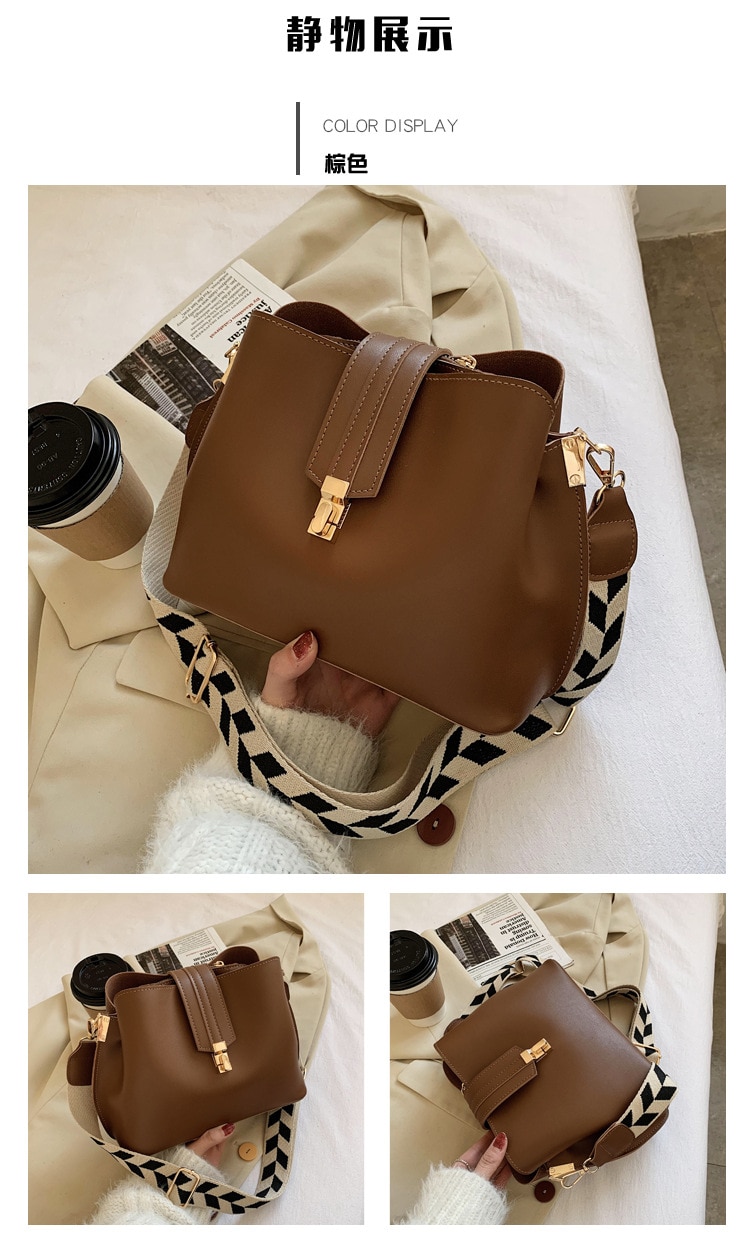 JIN YIDE 여성을위한 빈티지 간단한 작은 PU 가죽 양동이 Crossbody 가방 2023 디자이너 패션 레이디 럭셔리 블랙 숄더 핸드백 - imaget 2 JIN YIDE 여성을위한 빈티지 간단한 작은 PU 가죽 양동이 Crossbody 가방 2023 디자이너 패션 레이디 럭셔리 블랙 숄더 핸드백 - imaget 2