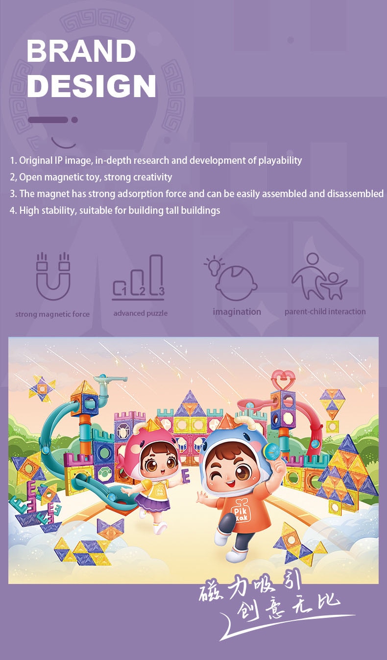 LED Magnetic Blocks Track Building Brick Bead Ball Children Toys Construction Competition Running Pipeline Building Blocks - imaget 2 LED Magnetic Blocks Track Building Brick Bead Ball Children Toys Construction Competition Running Pipeline Building Blocks - imaget 2