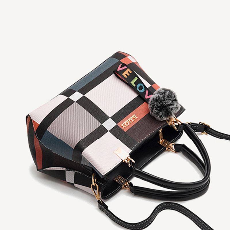 Vintage Sang Trọng Đeo Vai Cho Nữ Nhiều Túi Da Pu Túi Đeo Chéo Messenger Túi Xách Tất Cao Cổ Ví Bolsa Feminina - Ảnh 14