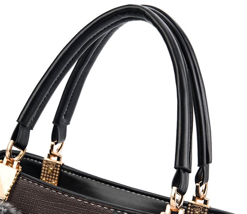 Vintage Sang Trọng Đeo Vai Cho Nữ Nhiều Túi Da Pu Túi Đeo Chéo Messenger Túi Xách Tất Cao Cổ Ví Bolsa Feminina - Ảnh 20