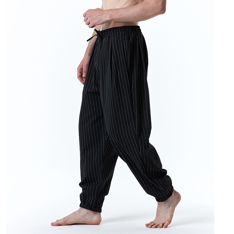 Men Pants New Men's Loose Pants Male Casual Fashion Color Pants Trousers Stripe Plus Size Sweatpants - Ảnh 3 Men Pants New Men's Loose Pants Male Casual Fashion Color Pants Trousers Stripe Plus Size Sweatpants - Ảnh 3