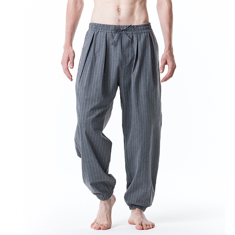 Men Pants New Men's Loose Pants Male Casual Fashion Color Pants Trousers Stripe Plus Size Sweatpants - Ảnh 7 Men Pants New Men's Loose Pants Male Casual Fashion Color Pants Trousers Stripe Plus Size Sweatpants - Ảnh 7